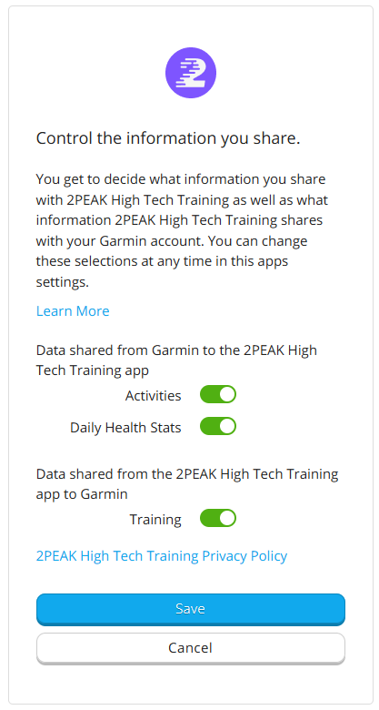 garmin connect